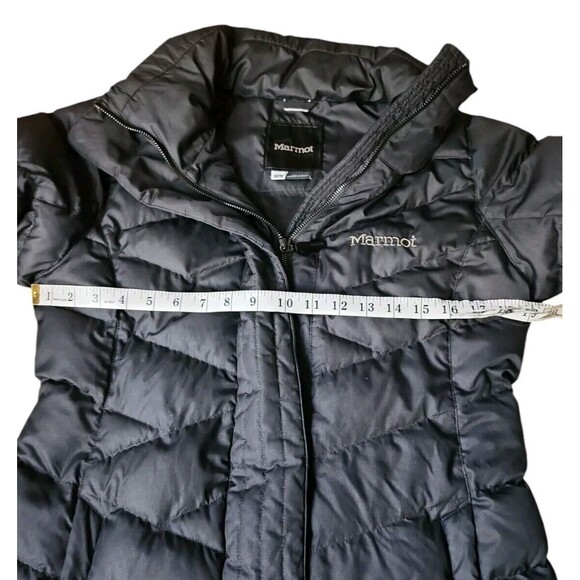 Marmot Down Coat Stollbridge Women's Medium Mid-length Black 700 Fill *Flawed* - Picture 7 of 8